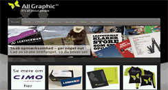Desktop Screenshot of all-graphic.dk